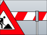 Tiefbauarbeiten vor dem Gemeindehaus (1/1)